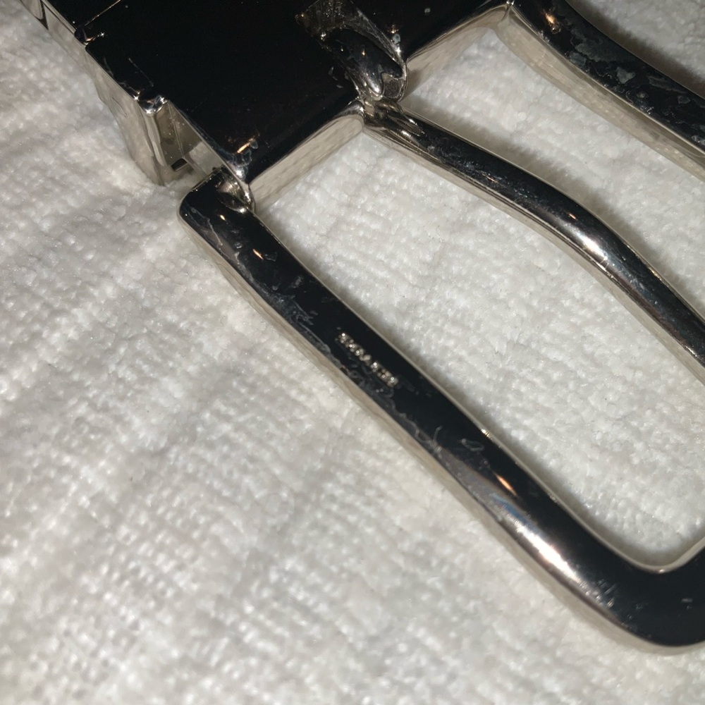 Coach Harness Signature Embossed Leather Cut to Size Reversible Belt F66125 - Picture 7 of 13